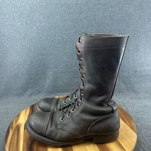 Vintage 1950s Chippewa Leather Side Zip Boots Brown Men\'s Sz 10.5 Black Label main image 10
